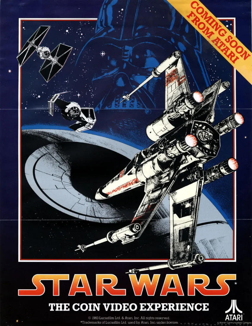 Original Atari Star Wars arcade poster