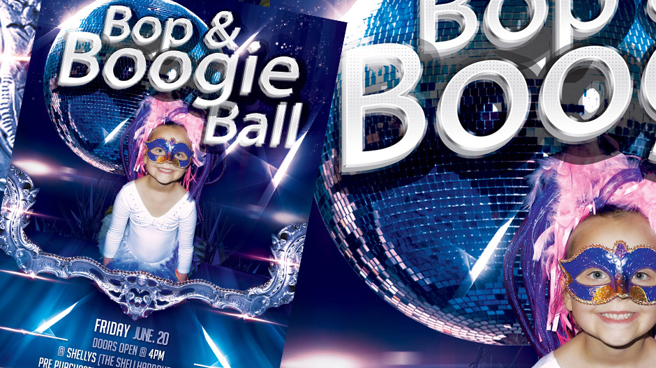 Bop & Boogie Ball – Event Poster