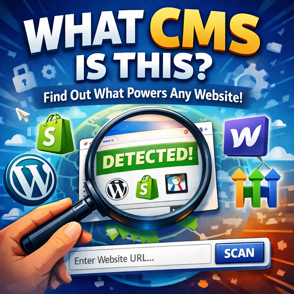 What CMS Is This tool detecting the website platform and CMS of a site